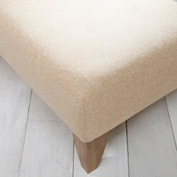 Arden Plain Top Footstool 102 x 46cm (40 x 18") Wool Plain Honey