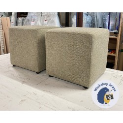 Dalby Cube Footstool 46 x 46cm (18 x 18") COM Christopher Farr Lost & Found Green 9005 Dalby Cube Footstool 46 x 46cm (18 x 18") COM Christopher Farr Lost & Found Green 9005