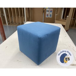Dalby Cube Footstool 46 x 46cm (18 x 18") COM Weymss Sahara Atlantic 238508 Dalby Cube Footstool 46 x 46cm (18 x 18") COM Weymss Sahara Atlantic 238508