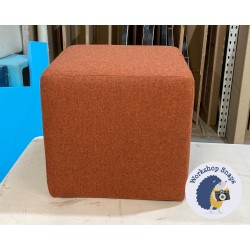 Dalby Cube Footstool 46 x 46cm (18 x 18") Wool Plain Bronze 7342 Dalby Cube Footstool 46 x 46cm (18 x 18") Wool Plain Bronze 7342