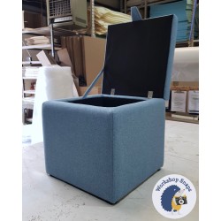 Brechfa Plain Lid Storage Ottoman 48 x 48cm (19 x 19") Faux Wool Wedgwood 2184441 Brechfa Plain Lid Storage Ottoman 48 x 48cm (19 x 19") Faux Wool Wedgwood 2184441