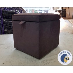 Brechfa Plain Lid Storage Ottoman 48 x 48cm (19 x 19") House Velvet Aubergine 2182441 Brechfa Plain Lid Storage Ottoman 48 x 48cm (19 x 19") House Velvet Aubergine 2182441