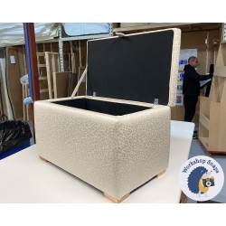 Sherwood Shallow Buttoned & Piped Lid Storage Ottoman 79 x 46cm (31 x 18") COM John Lewis Eversley Natural - Shallow Buttoned & Piped Lid - 1ins Light Square Foot - 232087 Sherwood Shallow Buttoned & Piped Lid Storage Ottoman 79 x 46cm (31 x 18") COM John Lewis Eversley Natural - Shallow Buttoned & Piped Lid - 1ins Light Square Foot - 232087