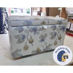 Sherwood Shallow Buttoned & Piped Lid Storage Ottoman 79 x 46cm (31 x 18") Customers Own Material - 1" Square Foot Natural 3662 Sherwood Shallow Buttoned & Piped Lid Storage Ottoman 79 x 46cm (31 x 18") Customers Own Material - 1" Square Foot Natural 3662