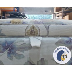 Sherwood Shallow Buttoned & Piped Lid Storage Ottoman 79 x 46cm (31 x 18") Customers Own Material - 1" Square Foot Natural 3662 Sherwood Shallow Buttoned & Piped Lid Storage Ottoman 79 x 46cm (31 x 18") Customers Own Material - 1" Square Foot Natural 3662