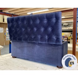 Dean Deep Buttoned Lid Storage Ottoman 119 x 53cm (47 x 21") Linwood Omega Velvet Atlantis - 1.5ins Dark Bun Feet 235754 Dean Deep Buttoned Lid Storage Ottoman 119 x 53cm (47 x 21") Linwood Omega Velvet Atlantis - 1.5ins Dark Bun Feet 235754