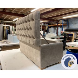 Dean Deep Buttoned Lid Storage Ottoman 119 x 53cm (47 x 21") Marbled Velvet Linen - 1ins Light Square Foot 237298 Dean Deep Buttoned Lid Storage Ottoman 119 x 53cm (47 x 21") Marbled Velvet Linen - 1ins Light Square Foot 237298