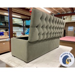 Dean Deep Buttoned Lid Storage Ottoman 152 x 53cm (60 x 21") COM Chase Erwin Ultrasuede - 1ins Dark Square 232333