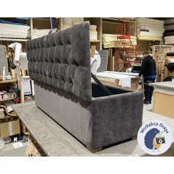 Dean Deep Buttoned Lid Storage Ottoman 152 x 53cm (60 x 21") House Velvet Slate - 1ins Light Square Feet 225814