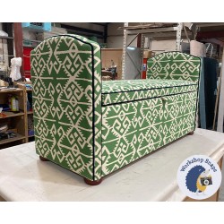 Caldey Plain Lid Curved Arm Storage Ottoman 144 x 56cm (56.5 x 22") COM Haines Collection - Contrast Piped COM - Dark Bun Feet 226056 Caldey Plain Lid Curved Arm Storage Ottoman 144 x 56cm (56.5 x 22") COM Haines Collection - Contrast Piped COM - Dark Bun Feet 226056