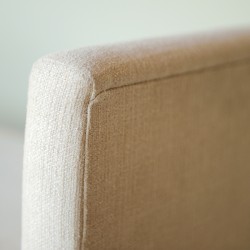 Burbage Deep Buttoned Top Straight Arm Bench Stool with Border 112 x 48cm (44 x 19") Soft Weave Stone Burbage Deep Buttoned Top Straight Arm Bench Stool with Border 112 x 48cm (44 x 19") Soft Weave Stone