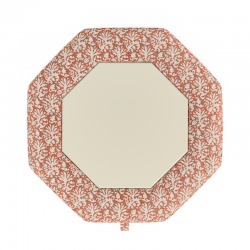 Delamere Octagonal Storage Ottoman 102cm (40") with Bone Corian Inlay in Fermoie Aylsham - Top Edge Backtacked - 12.7cm (5") Turned Leg Oak - No Trim Delamere Octagonal Storage Ottoman 102cm (40") with Bone Corian Inlay in Fermoie Aylsham - Top Edge Backtacked - 12.7cm (5") Turned Leg Oak - No Trim